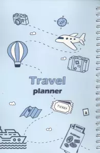 دفتر برنامه ریزی سفر TRAVEL (پلنر،کد G105)،(سیمی)