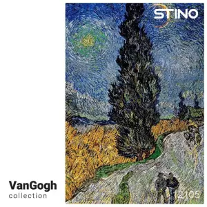پازل شیشه ای استینو 1000 تکه طرح ونگوگ (کد 12105)،(باجعبه)