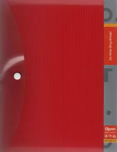 دفتر کلاسوری خط دار 26 حلقه یدک خور 100 برگ (5رنگ،کد 287)،(سیمی)