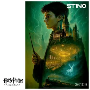 پازل شیشه ای استینو 1000 تکه طرح هری پاتر (کد 36109)،(باجعبه)