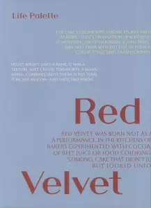 دفتر یادداشت بی خط LIFE PALETTE (طرح RED VELVET،کد 497)