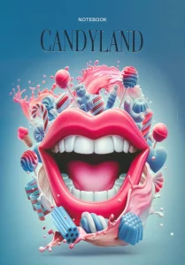 دفتر یادداشت خط دار  (CANDYLAND،کد 493)