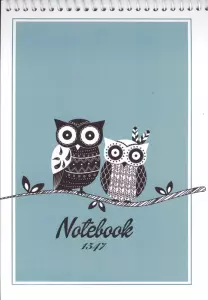 دفترچه یادداشت خط دار 50 برگ (کد 1547)،(سیمی)