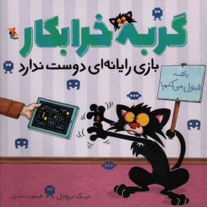 گربه خرابکار بازی رایانه ای دوست ندارد (گلاسه)