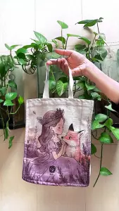 کیف پارچه ای قدیما 21*26 (کد MS-11)