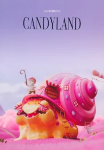 دفتر یادداشت خط دار  (CANDYLAND،کد 479)