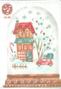 دفترچه یادداشت خط دار قدیما (کد JC-09)،(چرم)