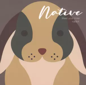 دفتر یادداشت خط دار NATIVE (طرح RABIT)