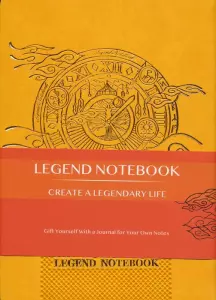 دفتر یادداشت خط دار LEGEND (زرد)