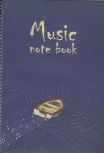 دفتر نت 5 خط 50 برگ (کد N107)،(سیمی)