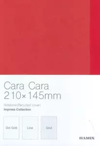 دفتر یادداشت ترکیبی:خط دار،نقطه ای،شطرنجی CARA (قرمز،کد 899)