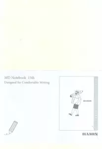 دفتر یادداشت بی خط MD NOTEBOOK (طرح MAN،کد 813)