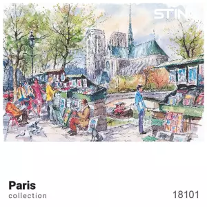 پازل شیشه ای استینو 260 تکه طرح پاریس (کد 18101)،(باجعبه)