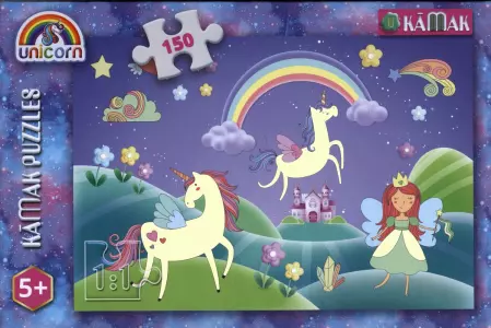 پازل 150 تکه تک شاخ (UNICORN)،(باجعبه)