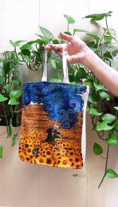 کیف پارچه ای قدیما 21*26 (کد MS-13)