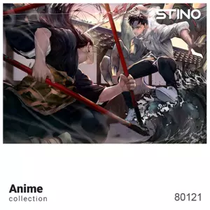 پازل شیشه ای استینو 260 تکه طرح انیمه (کد 80121)،(باجعبه)