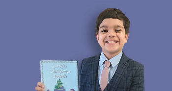 ظهور نویسنده‌ی ۸ ساله‌ی بریتانیایی