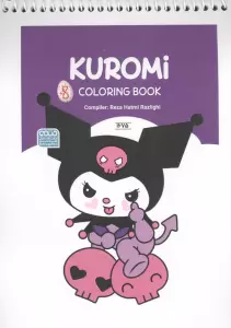 کتاب رنگ آمیزی KUROMI (کد 1675)،(سیمی)