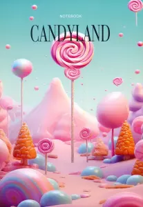 دفتر یادداشت خط دار  (CANDYLAND،کد 509)