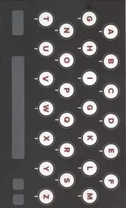 دفتر یادداشت طرح کیبورد (کد 695)
