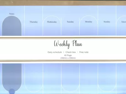 دفتر برنامه ریزی (پلنر هفتگی،WEEKLY PLANNER)،(کد 878)