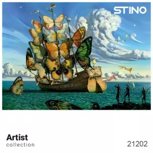 پازل شیشه ای استینو 1000 تکه طرح آرتیست (کد 21202)،(باجعبه)