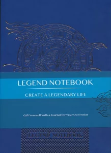 دفتر یادداشت خط دار LEGEND (آبی)
