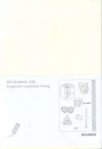 دفتر یادداشت بی خط MD NOTEBOOK (طرح START FINISH،کد 820)