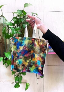 کیف پارچه ای 25*25 (کد KM-34)