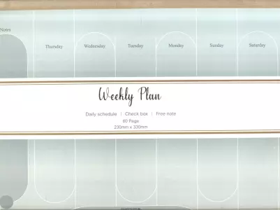 دفتر برنامه ریزی (پلنر هفتگی،WEEKLY PLANNER)،(کد 892)
