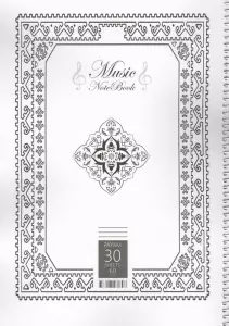 دفتر نت 30 برگ (3 خط)،(سیمی)