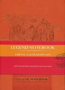 دفتر یادداشت خط دار LEGEND (نارنجی)