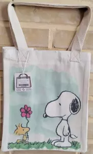 کیف پارچه ای سه طرفه کاست 31*27 (طرح اسنوپی،کد 2205)