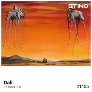 پازل شیشه ای استینو 260 تکه طرح دالی (کد 21105)،(باجعبه)