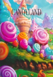 دفتر یادداشت خط دار  (CANDYLAND،کد 486)
