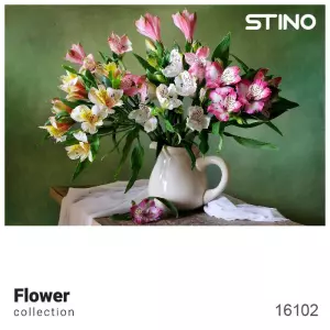 پازل شیشه ای استینو 1000 تکه طرح گل (کد 16102)،(باجعبه)