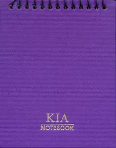 دفتر یادداشت خط دار (کد 00201)،(سیمی)