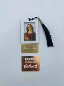 نشانه کتاب مشاهیر:SANDRO BOTTICELLI 3 (بوک مارک،کد 769)،(فلزی)