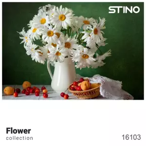 پازل شیشه ای استینو 1000 تکه طرح گل (کد 16103)،(باجعبه،ایران فردا)