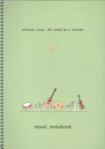 دفتر نت 5 خط 50 برگ (کد N104)،(سیمی)