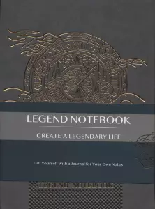 دفتر یادداشت خط دار LEGEND (خاکستری)
