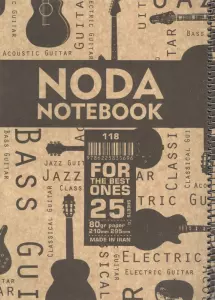 دفتر نت موسیقی 25 برگ (5خط،کد 118)،(سیمی)