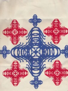 کیف پارچه ای 39*41 پنبه (طرح 5 ترنج)