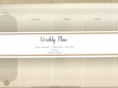 دفتر برنامه ریزی (پلنر هفتگی،WEEKLY PLANNER)،(کد 885)
