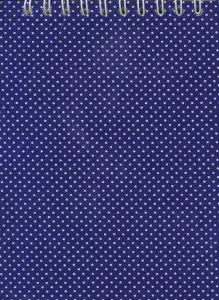 دفتر یادداشت بی خط پارچه ای (کد 132)،(سیمی)