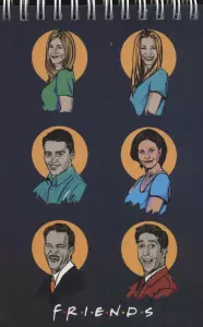 دفتر یادداشت خط دار دوستان (FRIENDS،کد 242)،(سیمی)